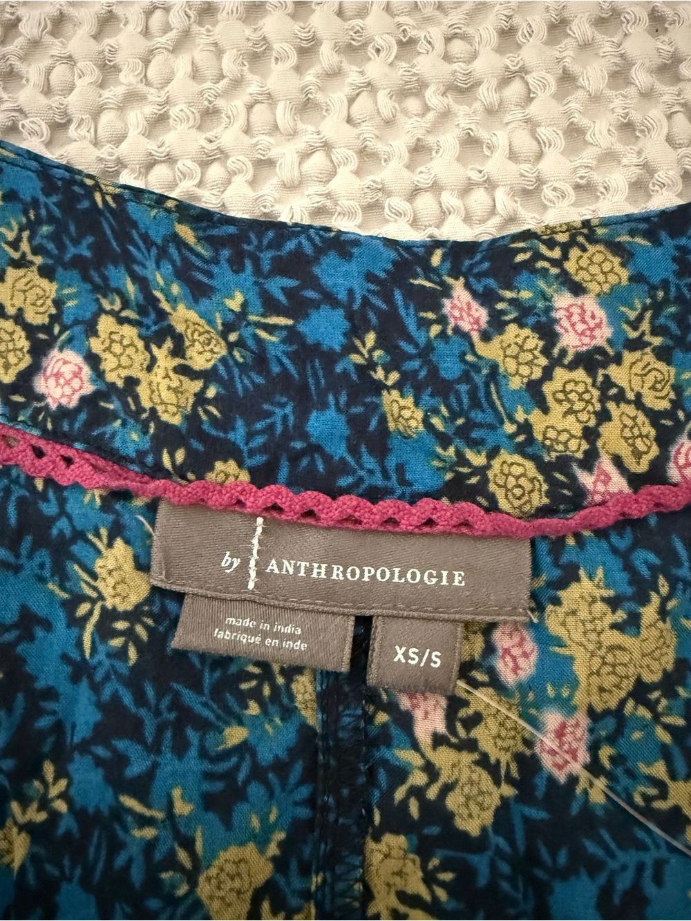 ANTHROPOLOGIE Women’s floral size xs sleep robe modal - Picture 3 of 11